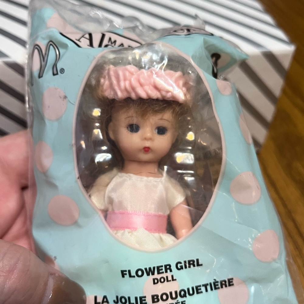 Flower Girl Doll with Pink Hat- Madame Alexander collection McDonald’s toy 🧸